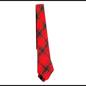 Handmade Weaved Red and Green Wool Tie Denver CO